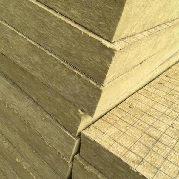 Fire Resistant Rockwool Heat Insulation Composite Material