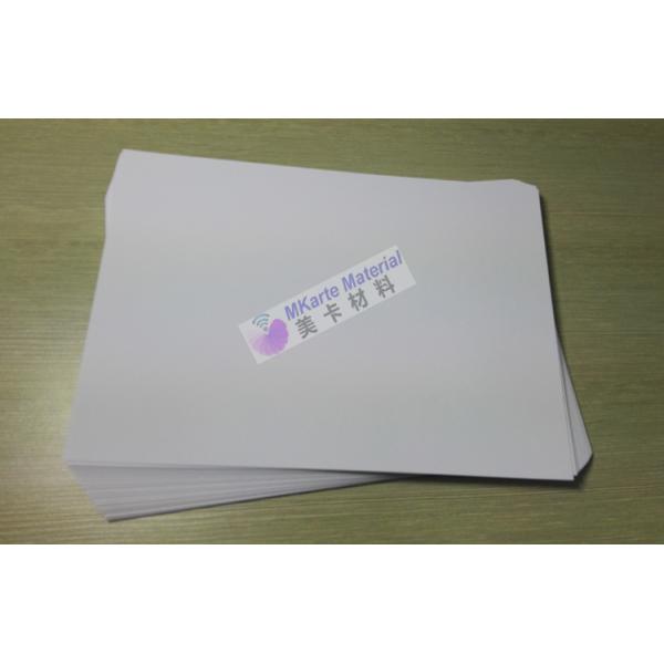 Yellowish White A4 Pvc Core Sheet 0.33mm Offset Printing