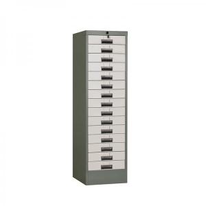 Non Knock Down H1324mm Vertical Steel Filing Cabinets Steel 15 Drawer Filing Cabinet