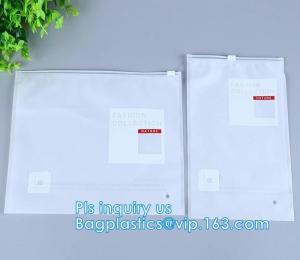 China PVC Zipper Slider Bag For Travelling Grocery Packaging, slider zipper pvc packing documents bags, Women Waterproof Cosme on sale