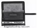 Odor Proof Bag Pouch Storage Case, Combination Lock, Carbon Lined Stash Bag,