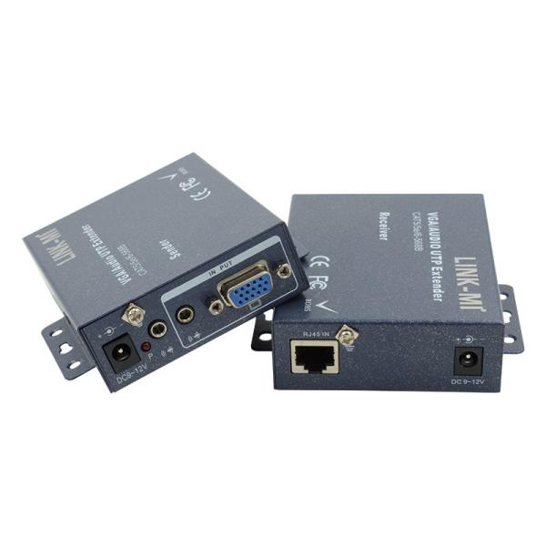 Local Adjustable VGA Extender 100m Cat5e Cat6 Extender