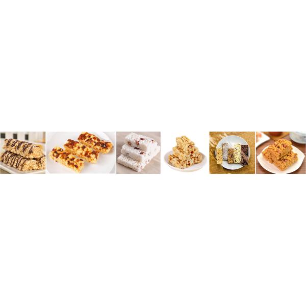300-600kg/h Automatic Cereal Bar/ Energy Bar Cooling Forming Cutting Machine