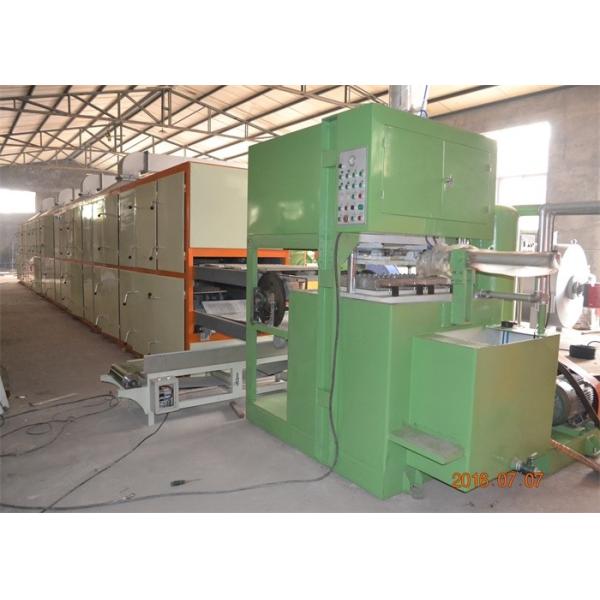 Reciprocating Type Pulp Molding Machine For Apple Tray / Wine Tray CE Certificate