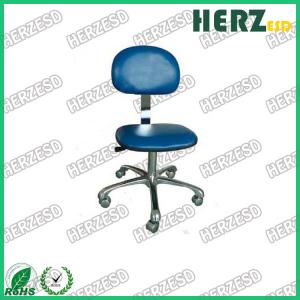 Best ESD Fabric Antistatic Chair PU Leather Work Stool Adjustable Height wholesale