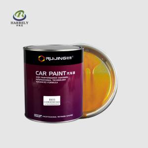 Best Transparent Auto Refinishing Paint , ISO14001 Iron Yellow 1K Automotive Paint wholesale
