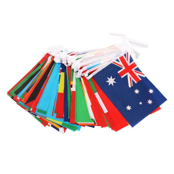 Football Soccer Teams Bunting Flag Banner National Polyester Material