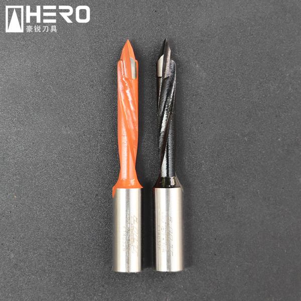 High Precision Wood Drill Bits , Hole Cutter Drill Bit Hex Straight Shank Light Cutting