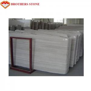China Italy White Wood Marble Slabs For Bathroom And Kitchen Floor Tiles Decor on sale
