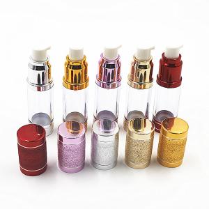 Best 60ml Frosted Airless Cosmetic Bottles Makeup Pump Rose Gold Silver wholesale
