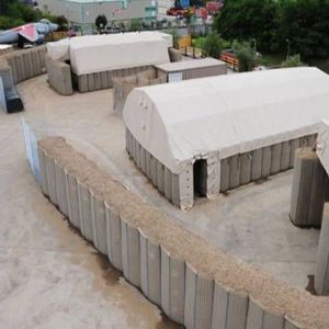 Military 4mm Defensive Barrier Galvanized Welded Bastion Sand Wall