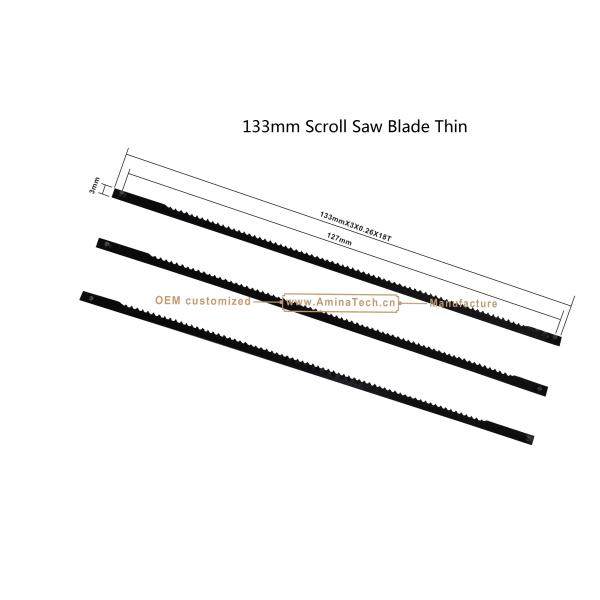 133mm Scroll Saw Blade Thin, Power Cut for Carton Moulder ,Parts of power machine to cut Wood plyer or Carton