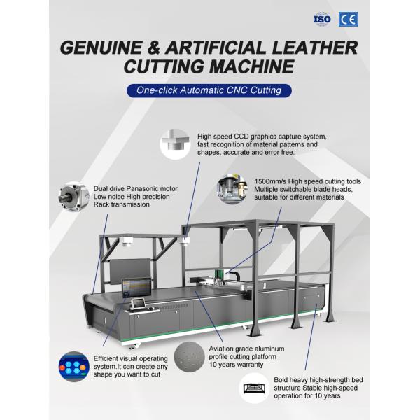Automatic Leather Cutter Pu Hide Fur Rexine Leather Sole Insoles Uppe Leather Cutting Machines for Cutting