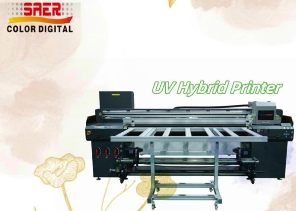 Cheap Large Format Hybrid UV Roll To Roll & Flatbed Printer Multi Functional Inkjet Printer for sale