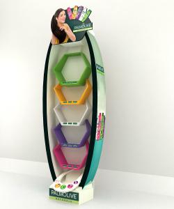 Best Custom Branding Shampoo Display Stand , Funky Retail Product Display Stands wholesale