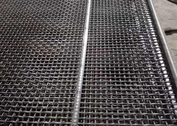 Cheap Rectangular Hole Mining Screen Mesh With Hook , Vibrating Screen Mesh for sale