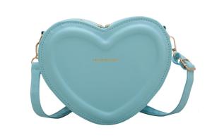 China Women Heart Shape Small Leather Crossbody Bag With Shoulder Strap on sale