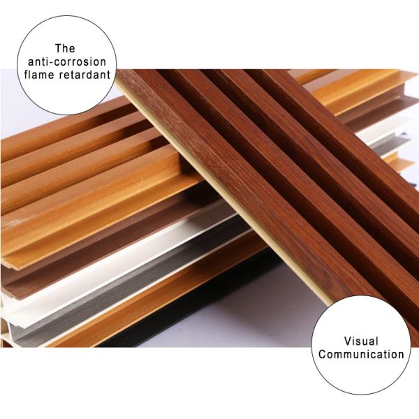 Modern Design Fireproof WPC Wall Panel Siding for Wood House Water-proof and Durable