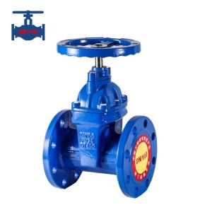 Resilient Seated Flanged Gate Valve Non Rising Stem Ductile Iron Gate Valve With Soft Seal