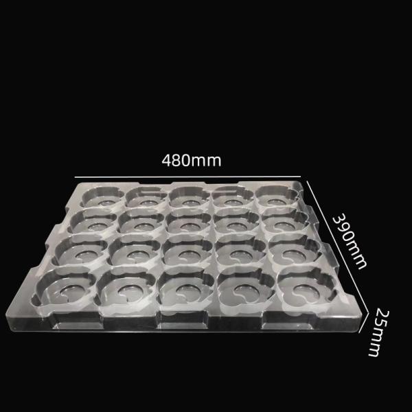20-Cell Medical-Grade Blister Tray with Low Customization Cost for Secure Medical Packaging