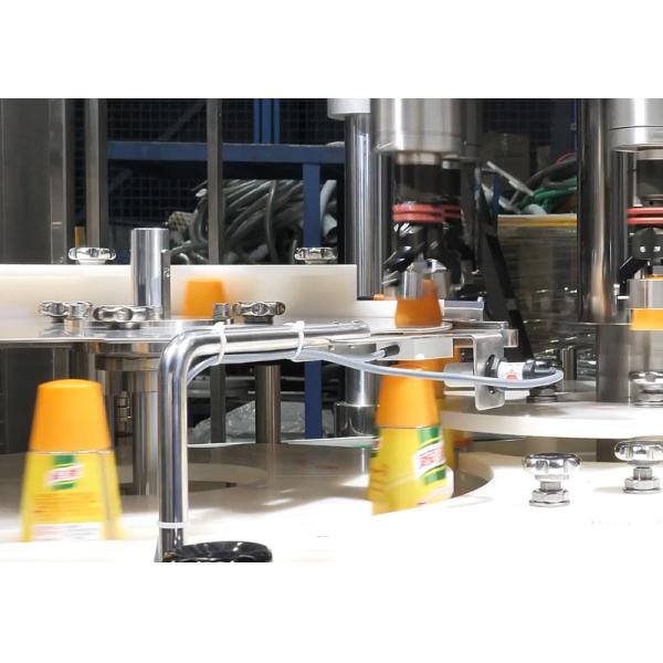 4000W Chicken Juice Bottle Servo Capping Equipment