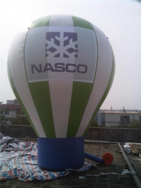Cheap CE Inflatable Advertising Products With Logo Printing / 6m High Inflatable Ground Balloon for sale