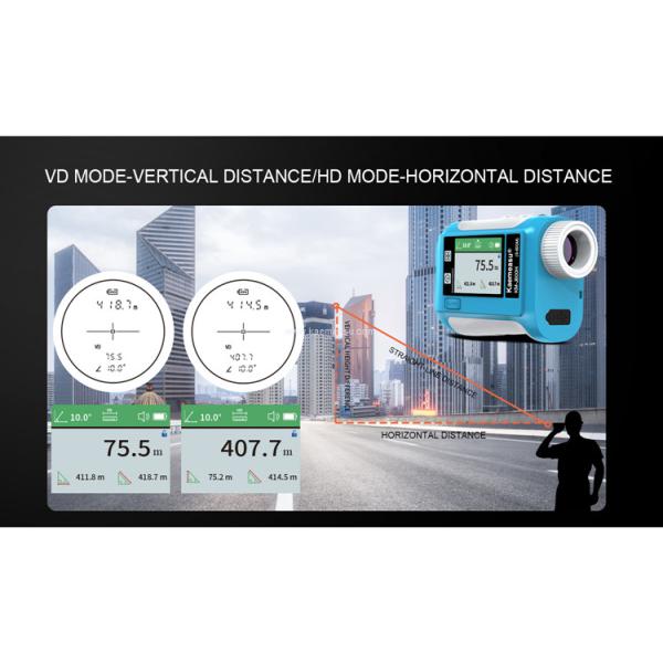 kaemeasu Multifunctional Laser Rangefinder Data Broadcast Golf Range Finder Telescope J800