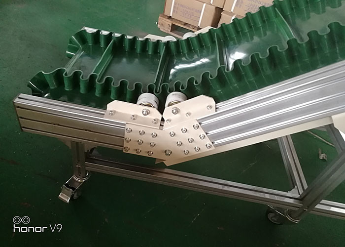 Easy Operation Automatic Conveyor Belt System Customized Loading Capacity