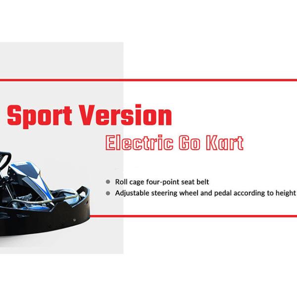 Remote Control Single Seat 2H Charging Electric Go Karts 90km/h