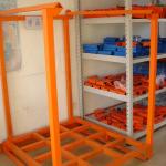 Heavy Duty Stackable Warehouse Racks , Stackable Industrial Shelving System