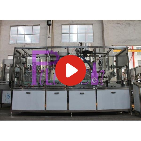 6 Heads 600BPH Linear Drinking Water Bottling Mchine Touch Screen With Capper