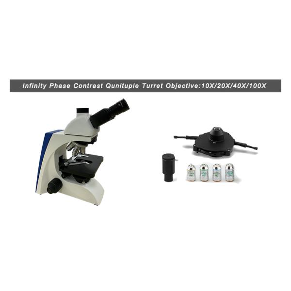 High Quality 40X-1000X Phase Contrast Laboratory Biological Microscope