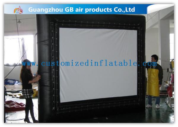 Cheap Customized Inflatable Backyard Movie Screen 3 * 3m For Outdoor Events for sale