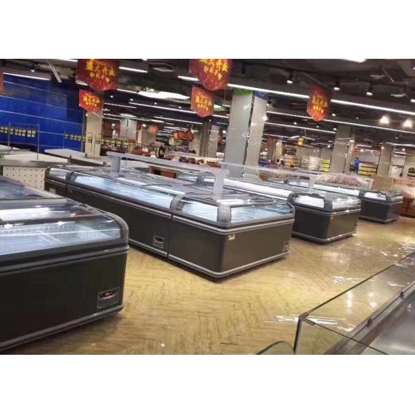 2100mm Island Type Deep Chest Freezers Horizontal
