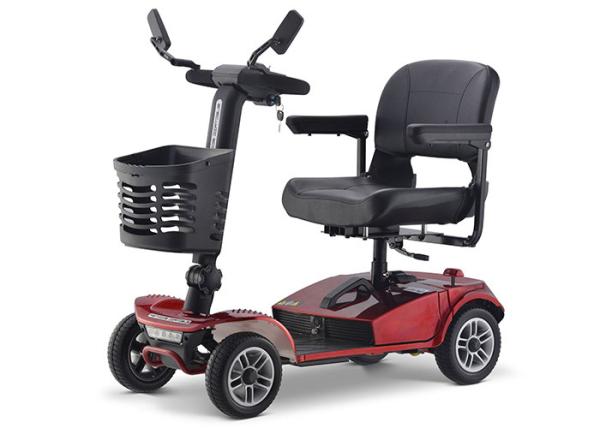Cheap Max 28km/H Electric Mobility Scooter 175*700*110cm Red Black Lead Acid Battery for sale