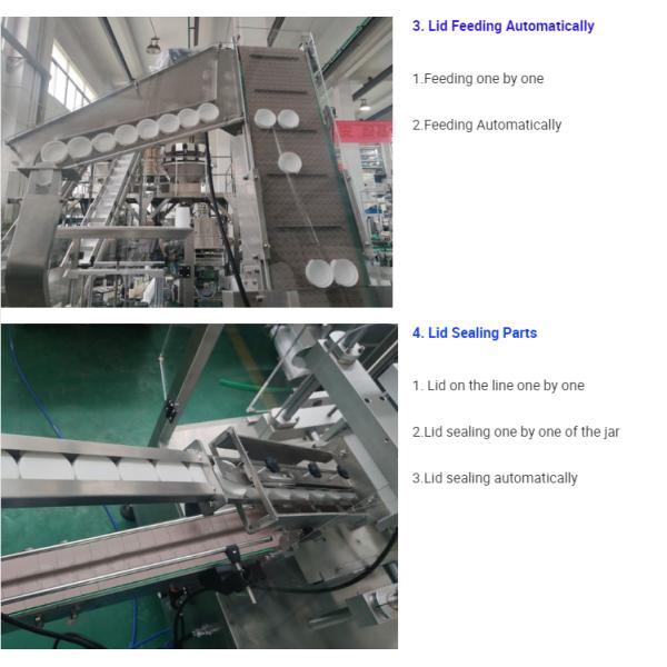 Automatic Linear Screw Capping Machine For Bottle Pump Head Cover Bottles