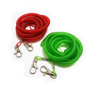China Safe popular sales red/green fashionable fexible tool coil wire inside stop-dorp tethers on sale
