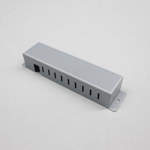 China Galvanized S0013 Metal Sheet Enclosure , Screen Silk Extruded Aluminum Led Housing on sale