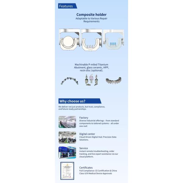 SK-5B 4500W 5 Axis CNC Machine 24 Burs Auto-Changer Titanium Ceramic Abutment Water Cooling