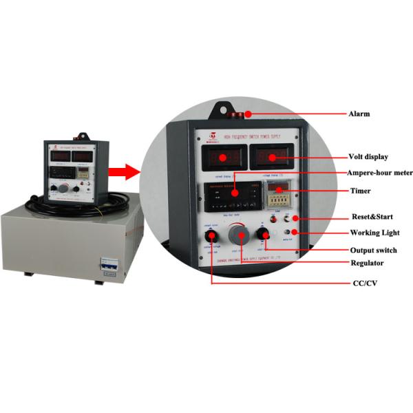 Reverse Polarity Electroplating Rectifier Machine 30V 100A 110V Single Phase
