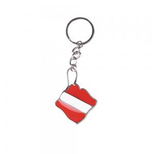 Pewter keychain for diving