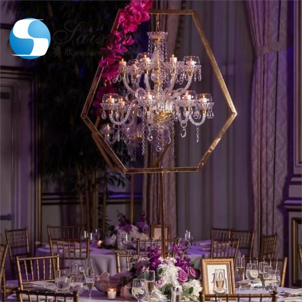 Elegant Wedding Ceiling Decoration Champagne colors Fabric String Curtain Ceiling Drape