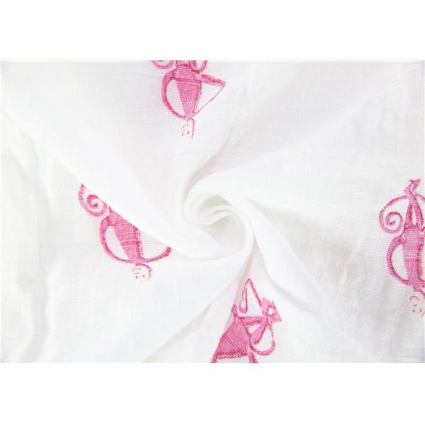 FD Approved Super Soft Baby Blankets With Dancing Monkey Pattern Skin Friendly