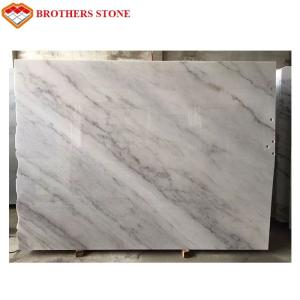 Best High Polished White Marble Stone Slab 132.8 Mpa Compressive Property wholesale