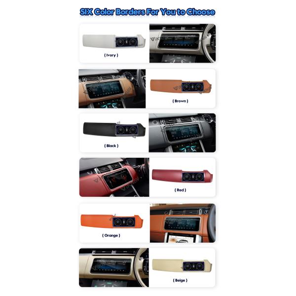 RHD Range Rover Car Stereo For Land Rover With AC Touching Screen