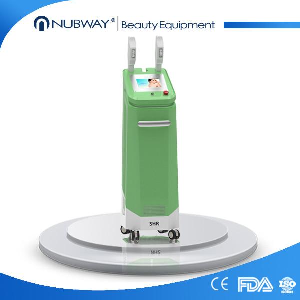 Cheap most professional 2 handles SSR&SHR fast speed 10hz in motion SHR IPL hair removal machine for sale
