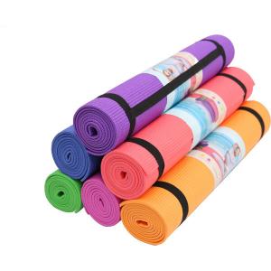 China W61cm Pvc Material Yoga Mat , Colorful 4MM 6MM 8MM Yoga Mat on sale