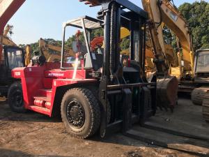 Cheap 20 Ton Used Industrial Forklifts , Diesel Powered Forklift Mitsubishi FD200