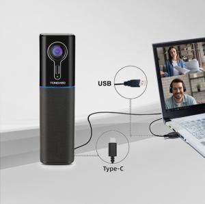 VGA Lens Tongveo AI Conference Video Camera ROHS With Microphone Speaker