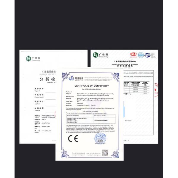 Capacitive Touch Button UVC LED Lamp , Sterilization Cup UV Germicidal Lamp